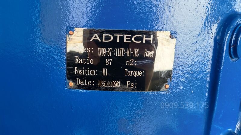 Chọn tỷ số truyền phù hợp cho motor giảm tốc kéo máy nghiền đá