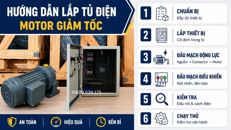 Quy trình lắp đặt tủ điện theo đúng trình tự kỹ thuật