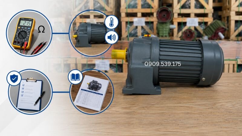 Những cách kiểm tra kỹ thuật hỗ trợ đánh giá motor khi không thể mở phần dây quấn